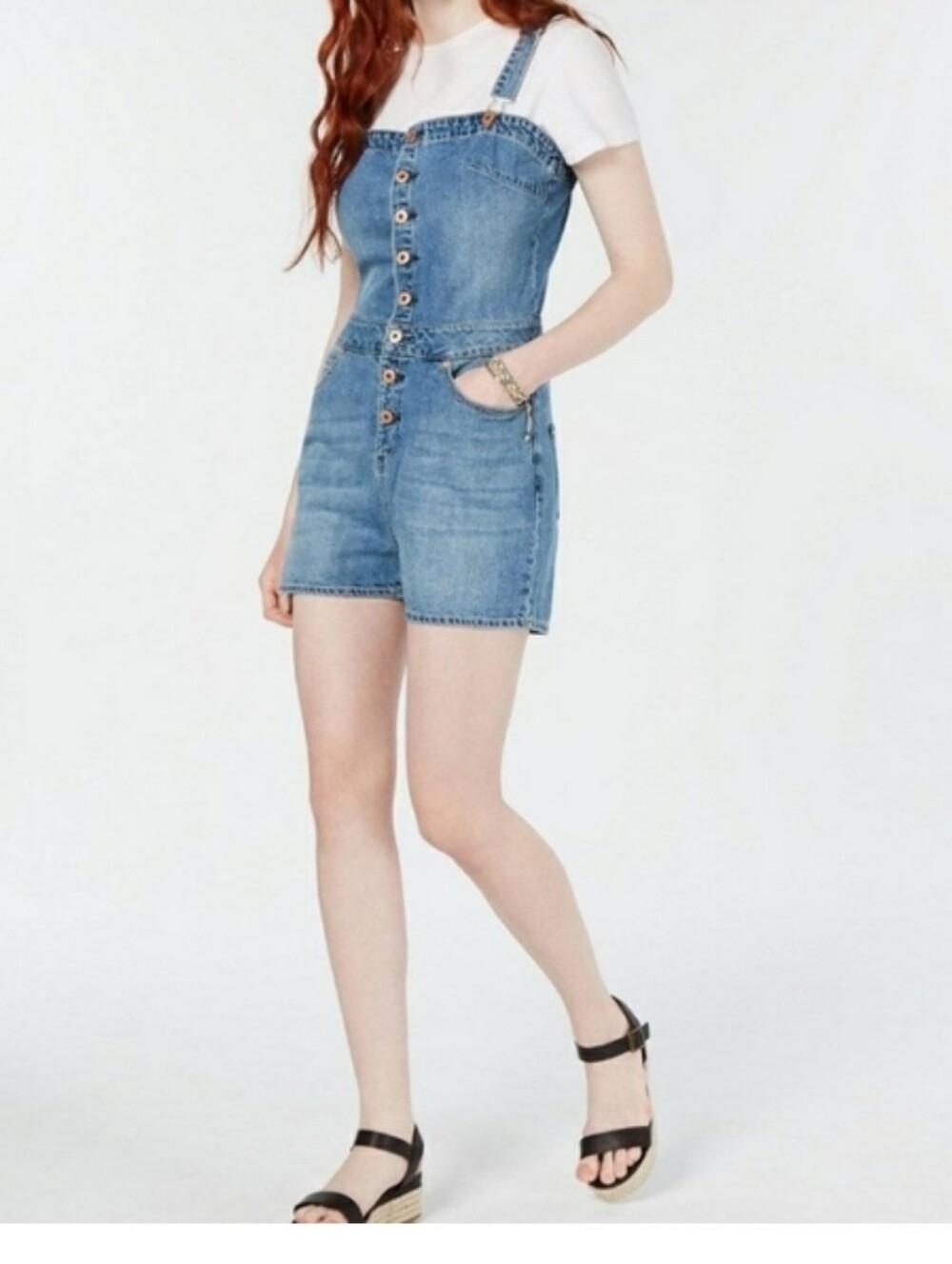 American Rag Cie Denim Romper Sz 0